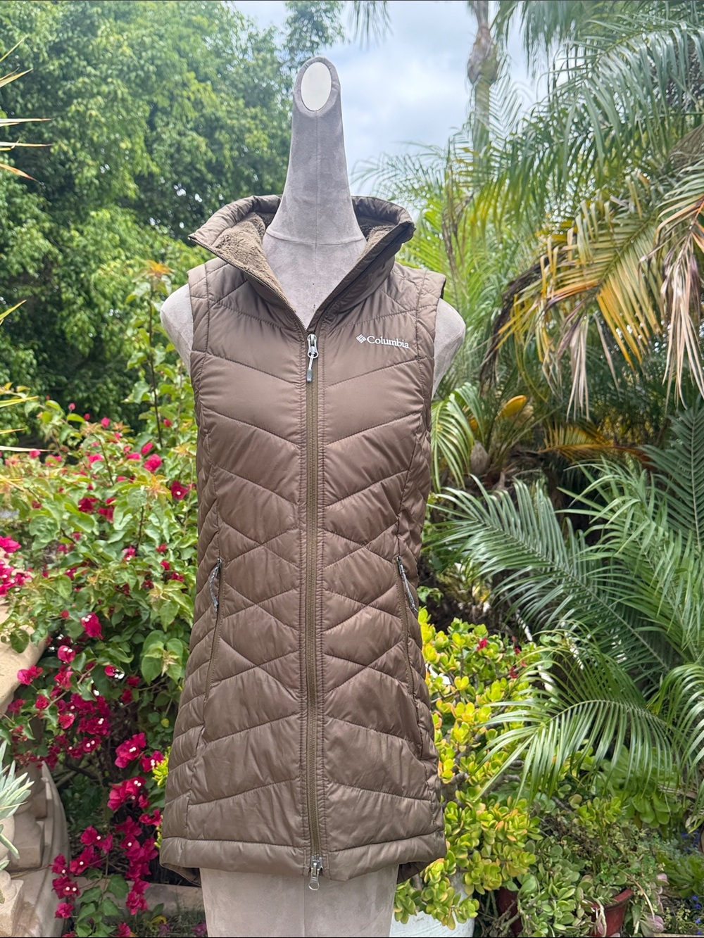 Columbia Women's Brown Quilted Insulated Vest